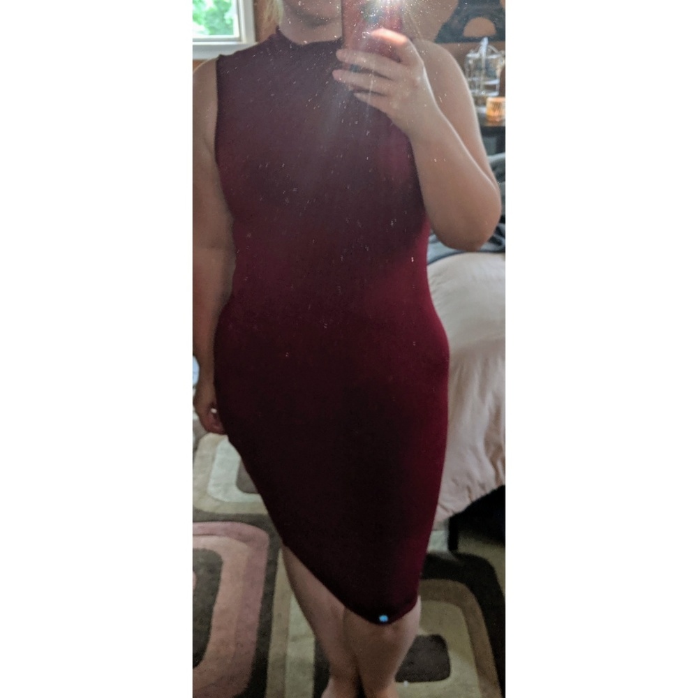 Forever 21 Sleeveless High Neck Dress